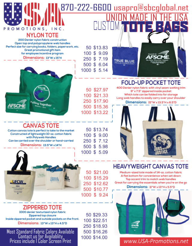USA Promotions, Inc. - Union Promotional Products